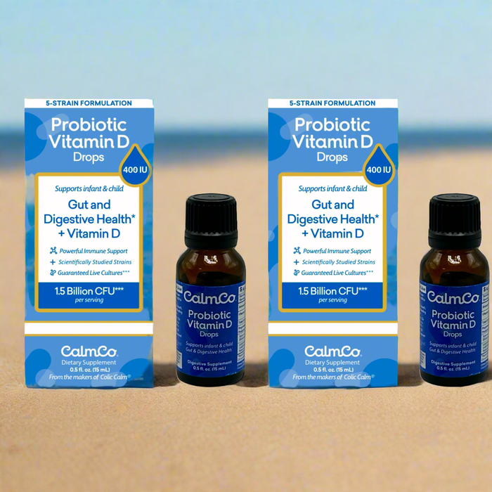 2-Pack Infant Probiotic Vitamin D Drops from Colic Calm - ColicCalm NZ