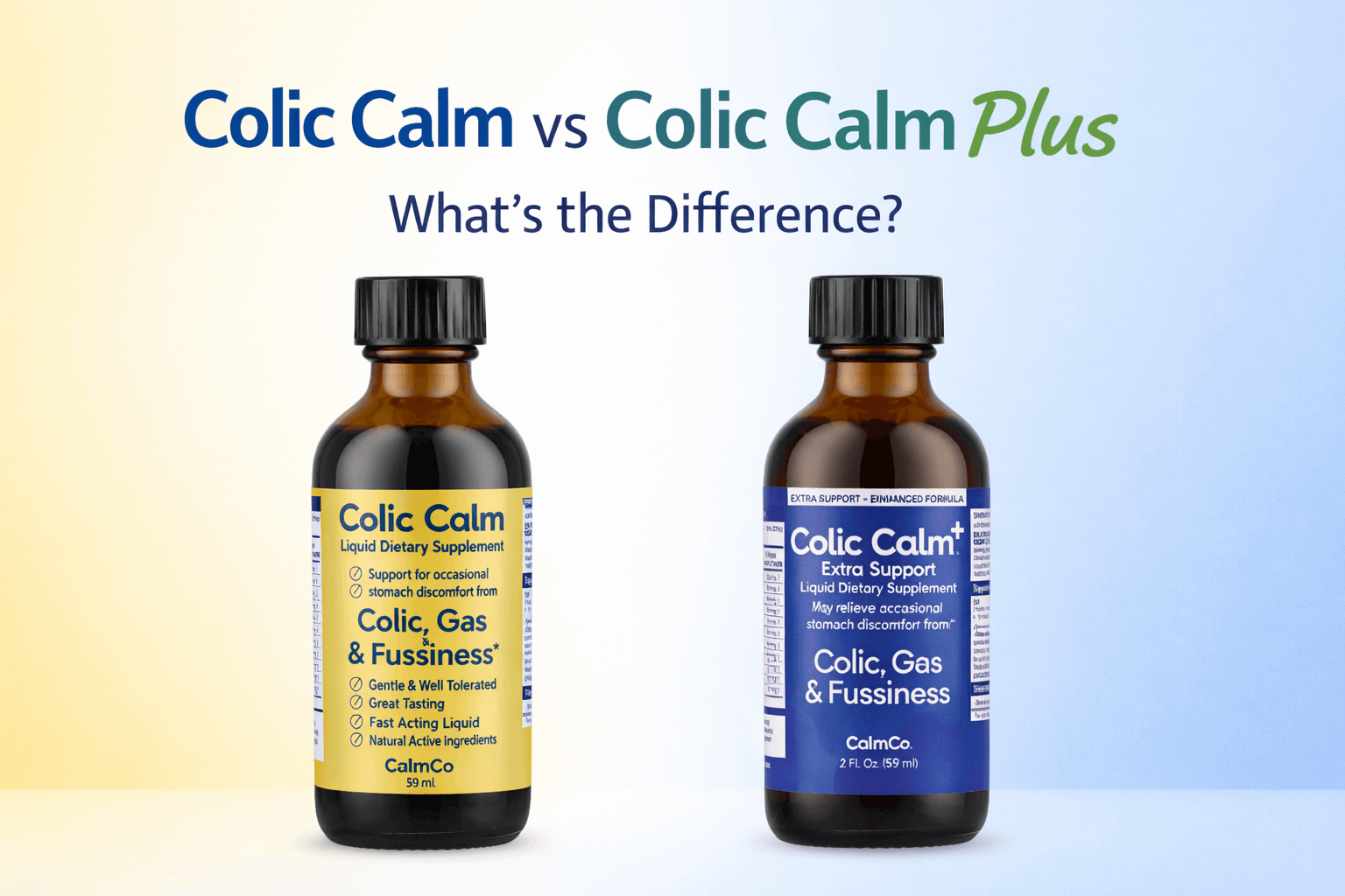 Colic Calm vs Colic Calm Plus: What’s the Difference?