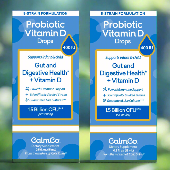 2-Pack Infant Probiotic Vitamin D Drops from Colic Calm - ColicCalm NZ 