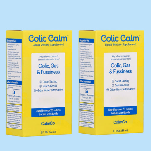 2 bottles Colic Calm remedy for baby gas 