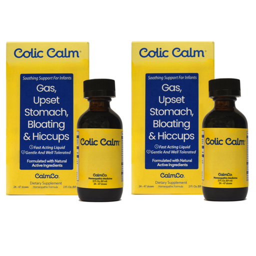 Two Bottles of Colic Calm - Natural Relief Solution for Infant Colic and Gas Discomfort