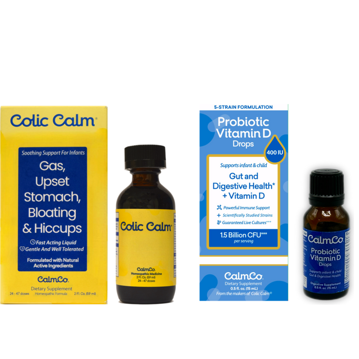 Combo Colic Calm and CalmCo Probiotic with vitamin D