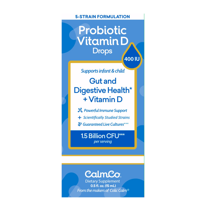 Breastfeed vitamin D with probiotic drops