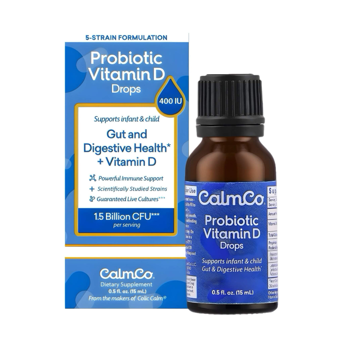 Baby & Child Probiotic Drops | 5 Strains + Vitamin D