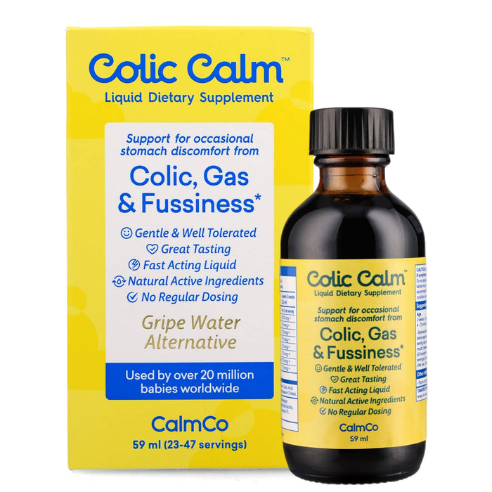 Colic Calm Colic Remedy – natural homeopathic relief for infant colic, gas, and reflux with gentle charcoal formula.