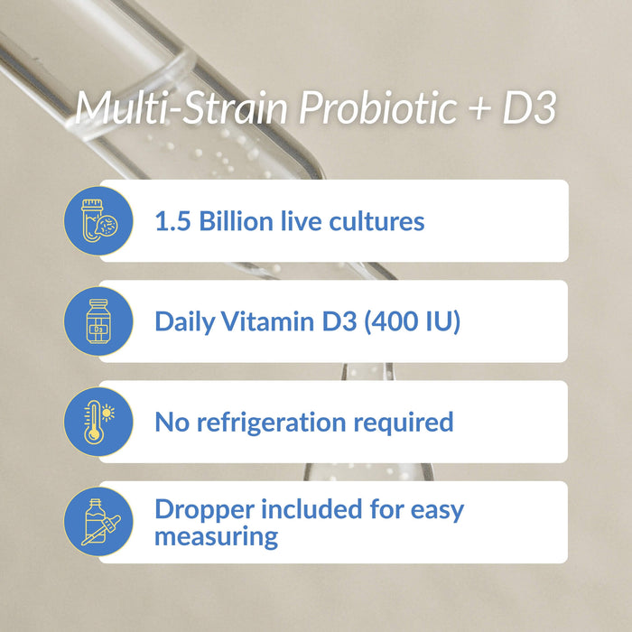 2-Pack Infant Probiotic Vitamin D Drops from Colic Calm - ColicCalm NZ 