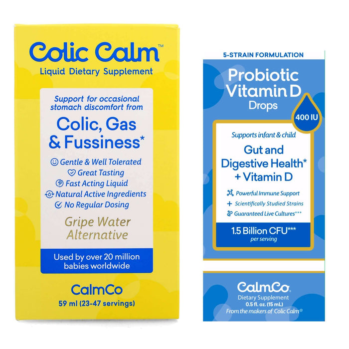 Colic Calm and best baby Probiotic with Vitamin D3 for Infant Gas and Colic Relief