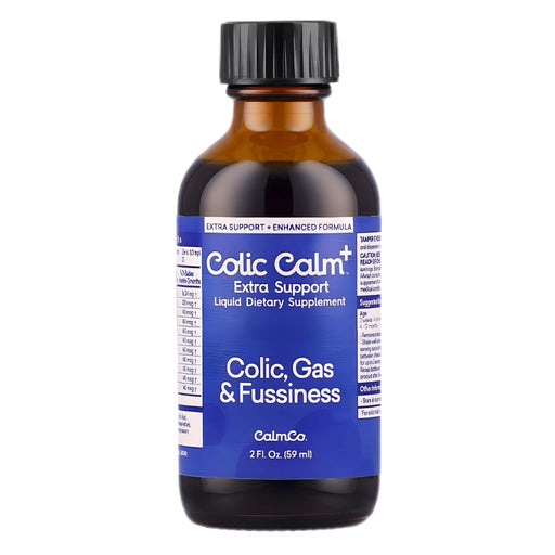 Colic Calm Plus bottle for natural colic relief, designed for baby gas, wind, and fussiness.