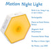 Warm glow motion night light for babies – no blue or green light, flicker-free, rechargeable, with magnetic wall attachment and dawn-to-dusk sensor